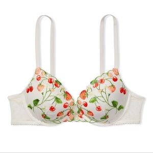 Victoria's Secret Strawberry Cherry Dream Angels Demi Push-Up Bra